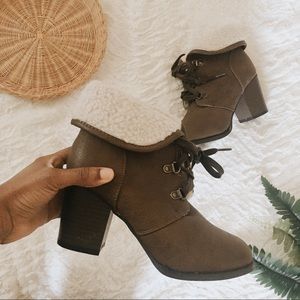 Bethany Mota • Faux Fur Heeled Boots